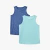 The Seabreeze Tank (2-Pack) 1 The Seabreeze Tank (2-Pack) -Fair Harbor Clothing Shop SeaBreezeTank 2Pack Indigo AntiguaSand