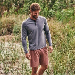The SeaBreeze Henley | Grey -Fair Harbor Clothing Shop fairharbor ss2021 5124 web 634a545b 45a0 47b2 b163 aaaf64522ce5